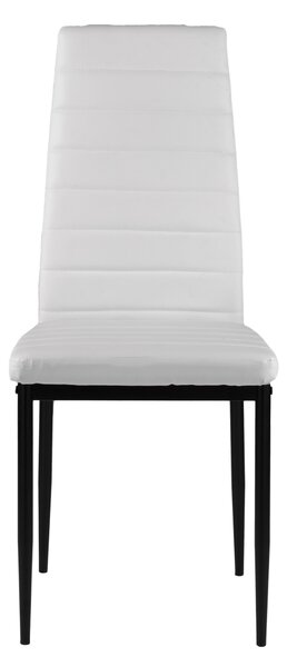 ModernHome DC855-4 Sada 4 jídelních židlí z , bílá