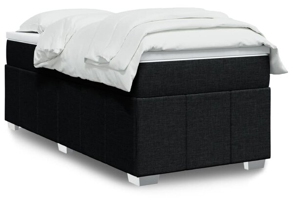 Box spring postel s matrací černá 80 x 200 cm textil 3285430