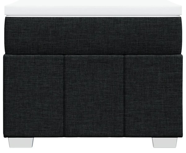 Box spring postel s matrací černá 80 x 200 cm textil 3285430