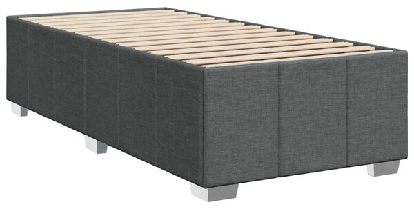 Box spring postel s matrací tmavě šedá 80 x 200 cm textil 3285429