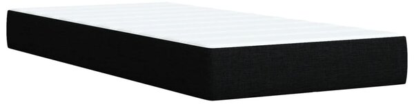 Box spring postel s matrací černá 80 x 200 cm textil 3285430