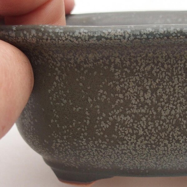 E-bonsai Keramická bonsai miska 11,5 x 8 x 5 cm šedá