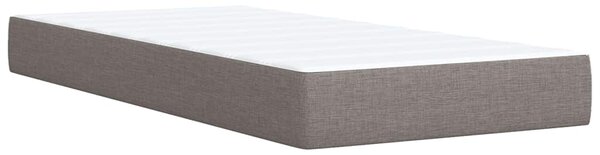 Box spring postel s matrací taupe 100 x 200 cm textil 3285453
