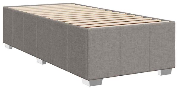 Box spring postel s matrací taupe 100 x 200 cm textil 3285453