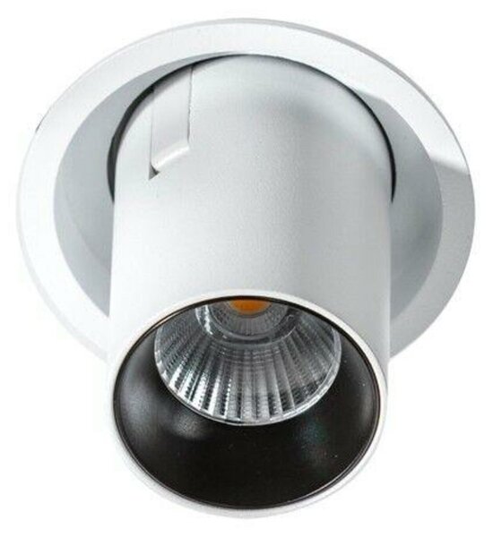 LED Stropní zápustné bodové svítidlo AZzardo Luna 15W Dimm white/black AZ2828 15W 1270lm 3000K stmívatelné bílo-černé