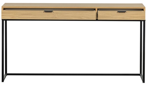 -25 % Dny MOMENTI– WOOOD Pracovní stůl Sinai 140 x 44 cm s dubovým dekorem