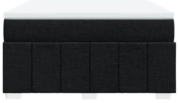 Box spring postel s matrací černá 140 x 190 cm textil 3285472