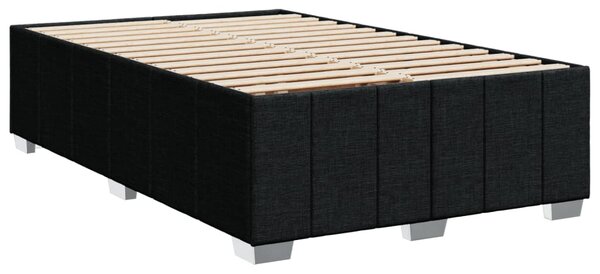 Box spring postel s matrací černá 120x200 cm textil 3285465