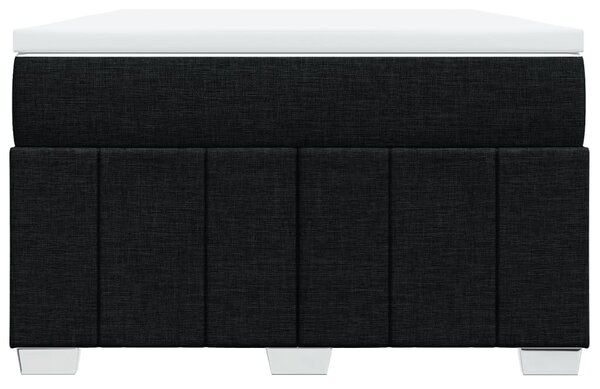 Box spring postel s matrací černá 120x200 cm textil 3285465