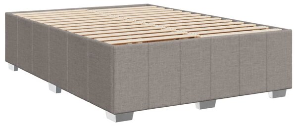 Box spring postel s matrací taupe 140x190 cm textil 3291681