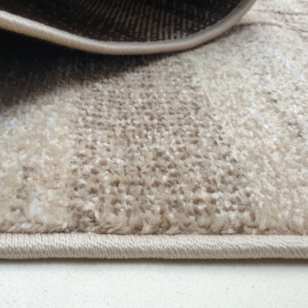 Spoltex, Kusový koberec Florentina 613-64 beige/red, 80x150, béžová, obývací pokoj