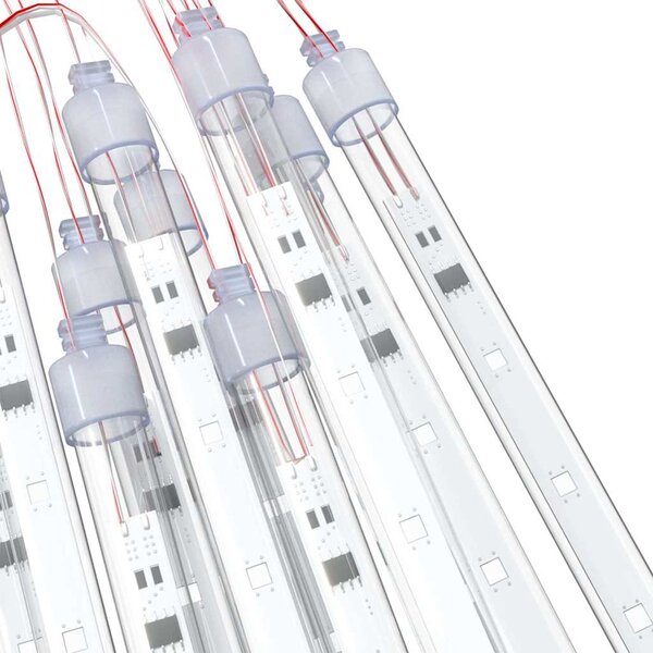 Padající světla 20 ks 30 cm studená bílá 480 LED dovnitř i ven 328549