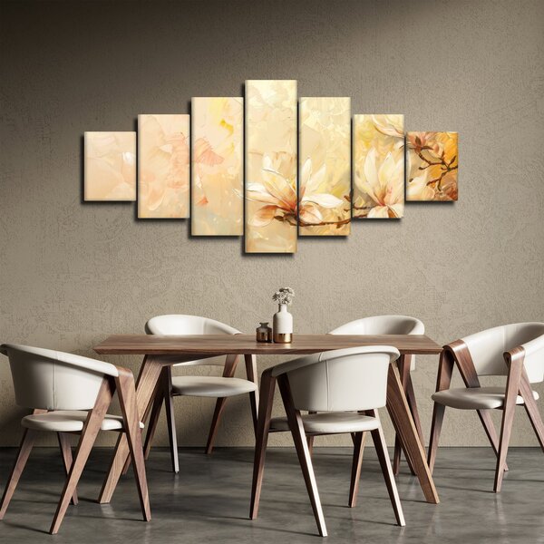 Obraz - Květy (210x100 cm)