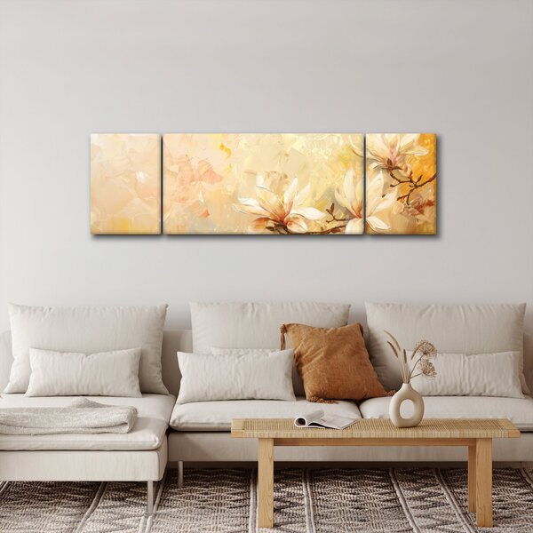 Obraz - Květy (170x50 cm)