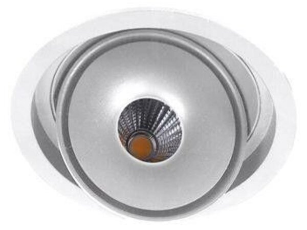 LED Zápustné bodové svítidlo AZzardo Boston 1 Round white AZ3471 10W 810lm 3000K IP20 12cm kulaté bílé stmívatelné