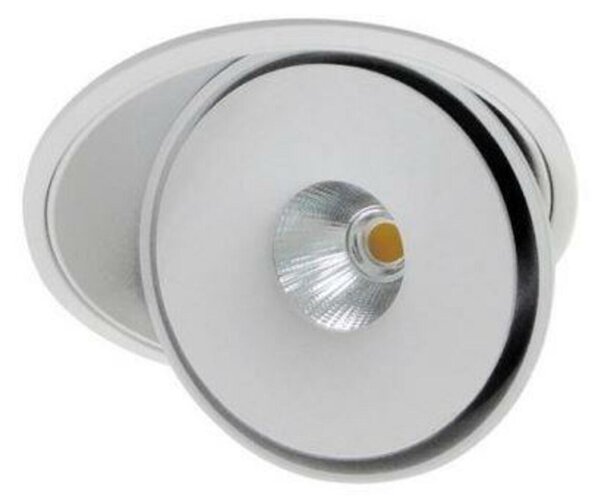LED Zápustné bodové svítidlo AZzardo Boston 1 Round white AZ3471 10W 810lm 3000K IP20 12cm kulaté bílé stmívatelné