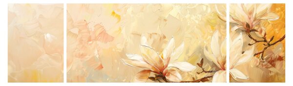 Obraz - Květy (170x50 cm)