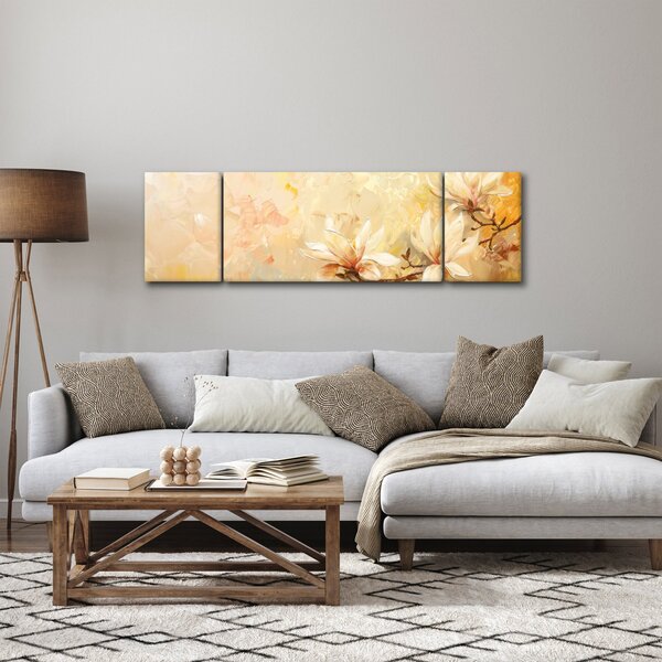 Obraz - Květy (170x50 cm)
