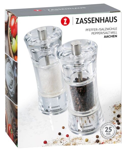 Set mlýnků AACHEN akryl 14 cm - Zassenhaus