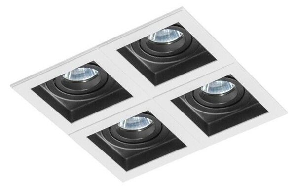 Stropní bodové podhledové svítidlo AZzardo Minorka white/white AZ2801 GU10 1x50W IP20 bílé