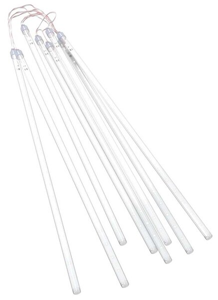 Padající světla 8 ks 50 cm modrá 288 LED dovnitř i ven 328554