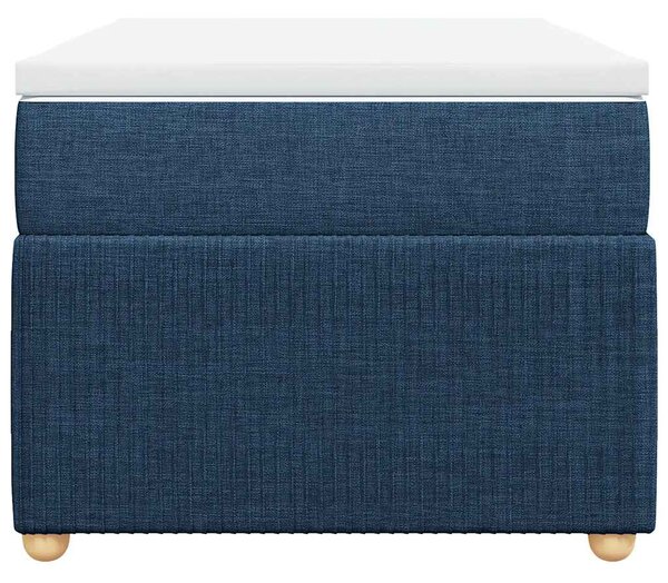 Box spring postel s matrací modrá 90x190 cm textil 3285538