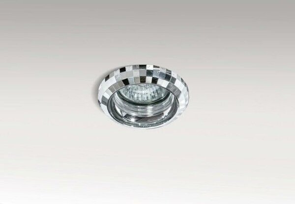 Stropní bodové zápustné svítidlo AZzardo Cloe chrome AZ1466 GU10 1x50W IP20 8cm chromové