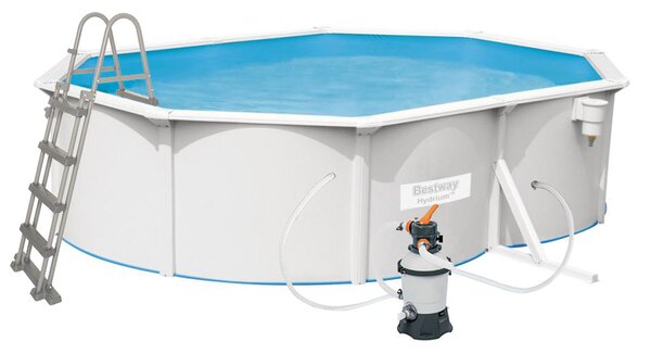 Bazén Bestway Hydrium Oval 5 x 3,6 x 1,2 m | kompletset s pískovou filtrací