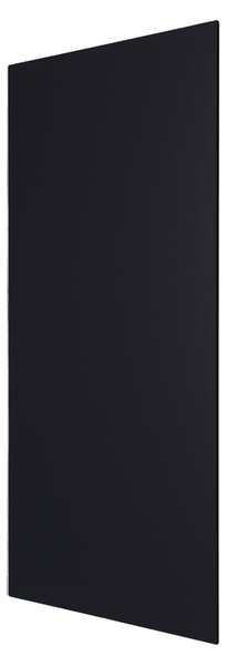 Skleněná magnetická tabule na zeď, 780 x 480 mm, černá