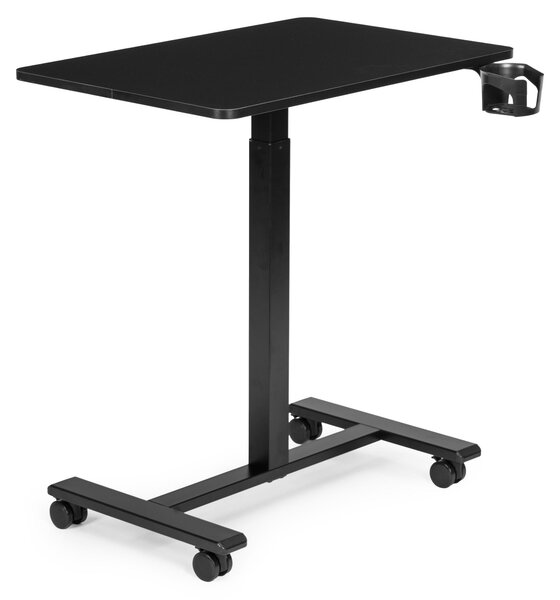 ModernHome JNI-PN01-1-1-NP Mobilní stůl na notebook 70×48 cm, výškově nastavitelný 71,5-112 cm, černý