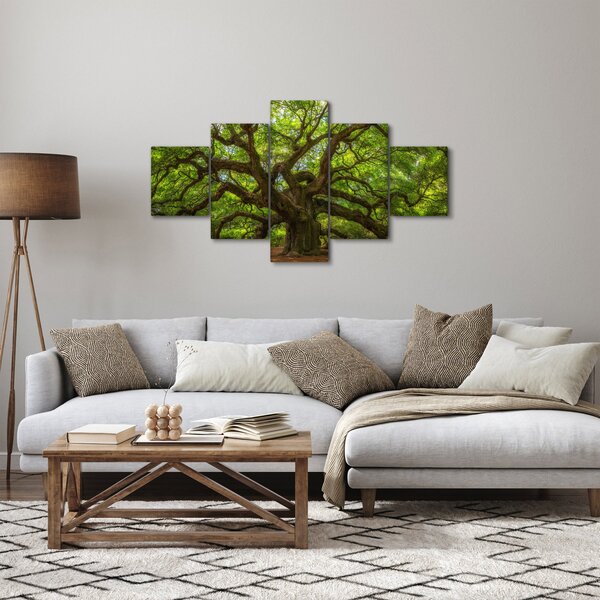 Obraz - Zelený strom (125x70 cm)