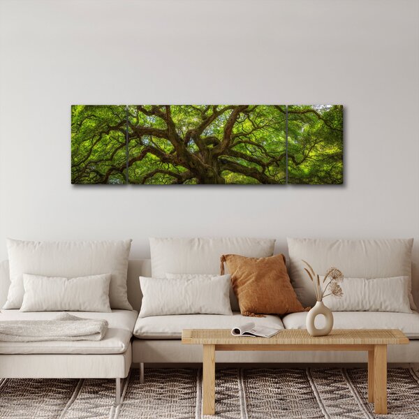Obraz - Zelený strom (170x50 cm)