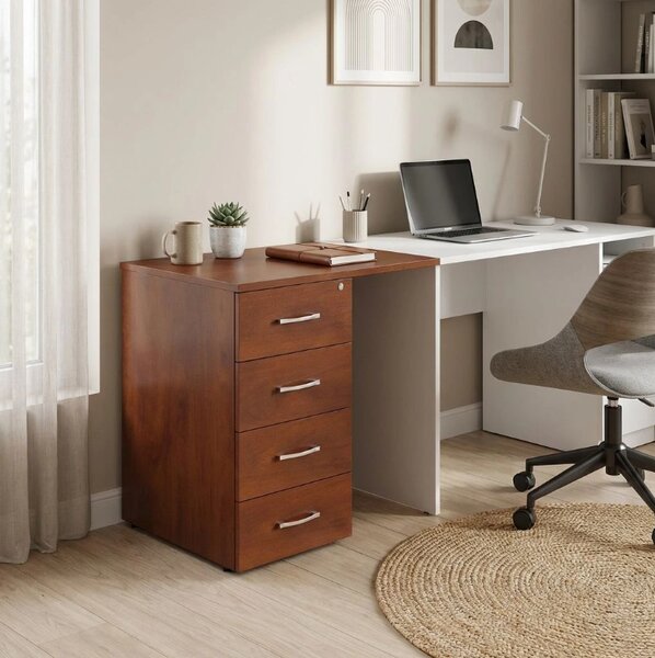 Kontejner Impress 80 x 60 cm - 4 zásuvky (ke stolu Impress 76 cm) Barva: Dub sonoma