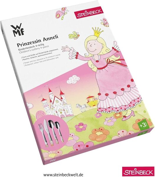 Dětský příbor 4-dílný set Princezna Anneli - WMF