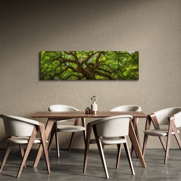 Obraz - Zelený strom (170x50 cm)