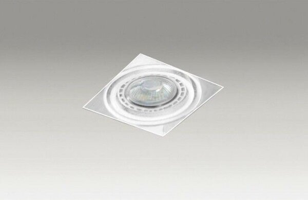 Stropní zápustné bodové svítidlo AZzardo Nova 1 white/white AZ2870 GU10+ADAP111/ES111 1x40/1x50W IP20 19,5cm bílé