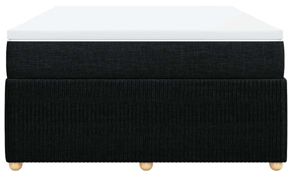 Box spring postel s matrací černá 140 x 190 cm textil 3285569