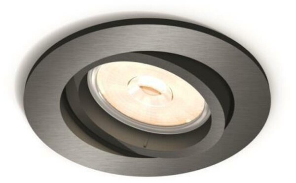 Zapuštěné bodové podhledové svítidlo Philips Donegal 50391/99/PN šedé