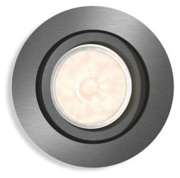 Zapuštěné bodové podhledové svítidlo Philips Donegal 50391/99/PN šedé