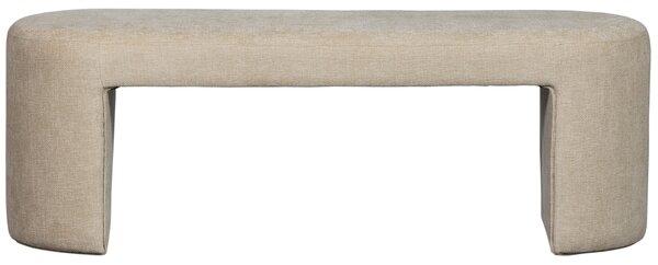 WOOOD Béžová čalouněná lavice Lotta 130 cm