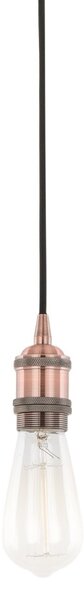 Italux DS-M-034 RED COPPER kabel s objímkou Atrium 1x60W|E27