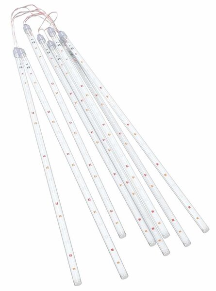 Padající světla 8 ks 50 cm barevná 288 LED dovnitř i ven 328558