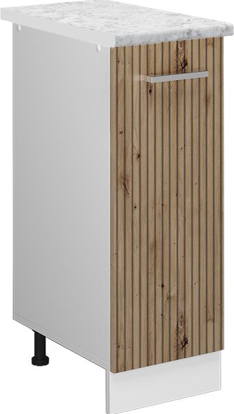 Lékárničková skříňka Vicco R-Line Řemeslný dub 30 cm s pracovní deskou, Model 49188