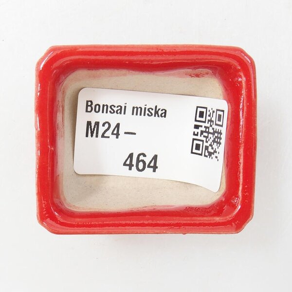 E-bonsai Mini bonsai miska 4 x 3,5 x 2,5 cm červená