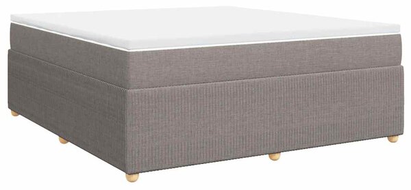 Box spring postel s matrací taupe 180x200 cm textil 3285592