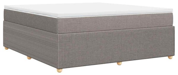 Box spring postel s matrací taupe 180x200 cm textil 3285592