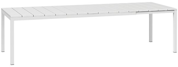 Nardi Bílý rozkládací zahradní stůl Rio 210/280 x 100 cm