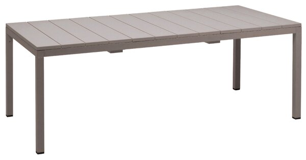 Nardi Šedohnědý rozkládací zahradní stůl Rio 210/280 x 100 cm