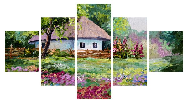 Obraz - Chalupa (125x70 cm)