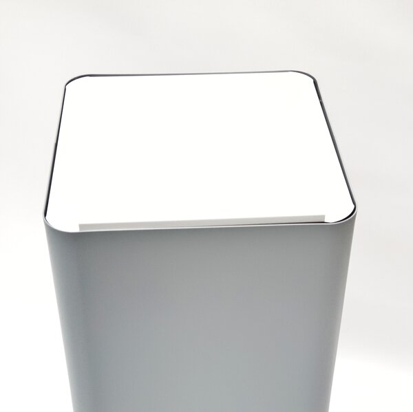Odpadkový koš na tříděný odpad Caimi Brevetti Centolitri G,100 L,bílý,plné víko